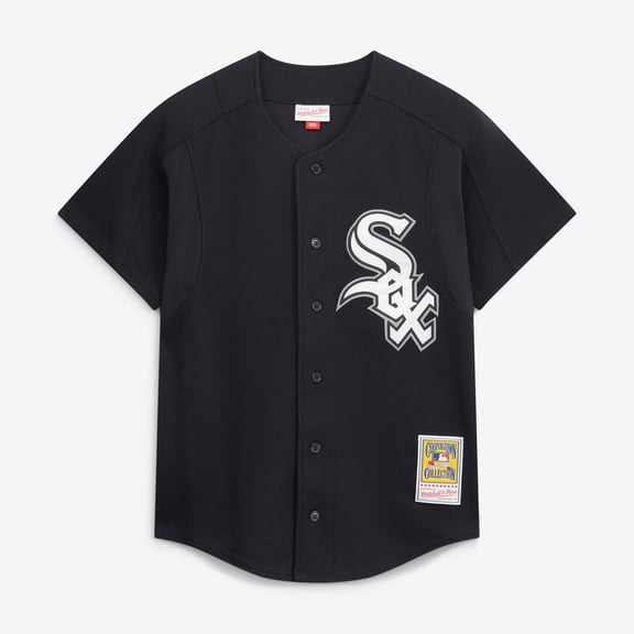Men's-Mitchell & Ness Frank Thomas Black Chicago White Sox Authentic Batting Practice Jersey
