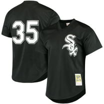 Men's Mitchell & Ness Frank Thomas Black Chicago White Sox Authentic Batting Practice Jersey
