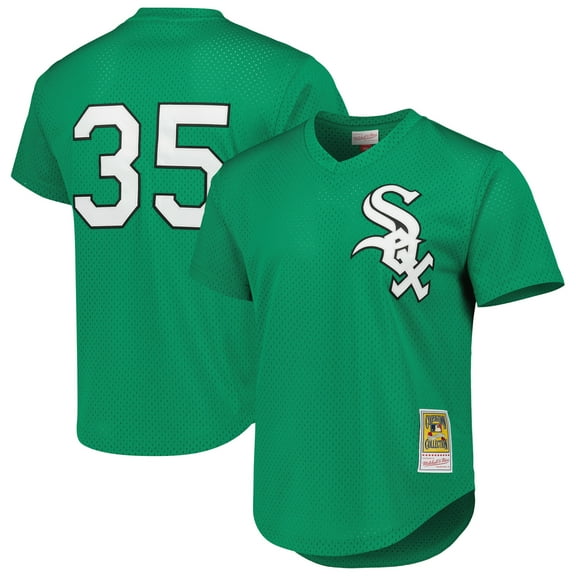 Men's Mitchell & Ness Frank Thomas Green Chicago White Sox Authentic Batting Practice Jersey