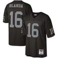 thumbnail image 1 of Men's Mitchell & Ness George Blanda Black Las Vegas Raiders Legacy Replica Jersey, 1 of 3
