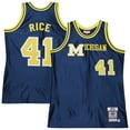 thumbnail image 1 of Men's Mitchell & Ness Glen Rice Navy Michigan Wolverines 1988/89 Authentic Jersey, 1 of 7