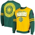 thumbnail image 1 of Men's Mitchell & Ness Gold Green Bay Packers All Over 2.0 Pullover Sweatshirt, 1 of 3