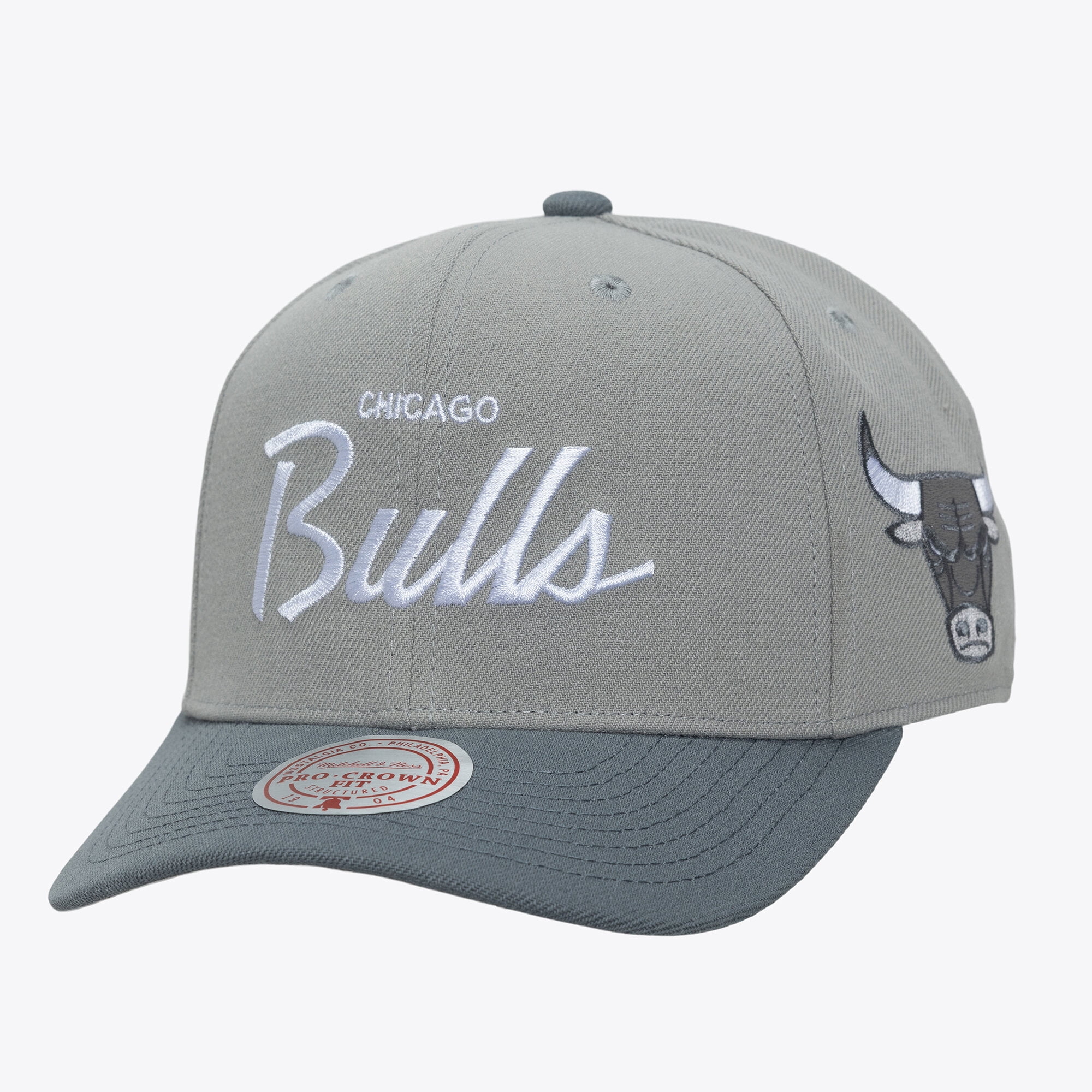 Casquette ajustée camouflage blanc cassé Mitchell & Ness pour hommes