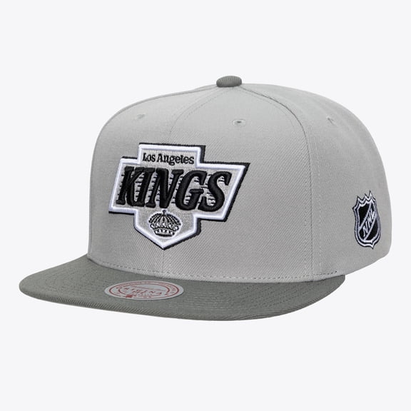 Men's Mitchell & Ness Gray Los Angeles Kings Legendary Home Snapback Hat