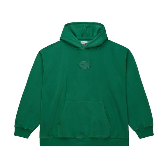Men's Mitchell & Ness Green New York Jets Jets In London Downtown Collection Fleece Hoodie