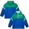 thumbnail image 1 of Men's Mitchell & Ness Green/Royal Seattle Seahawks Tie Breaker Vintage Logo Lightweight Anorak Half-Zip Windbreaker, 1 of 5