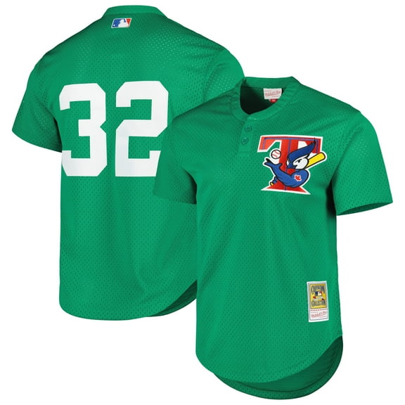 Men's Mitchell & Ness Roy Halladay Green Toronto Blue Jays Authentic Batting Practice Jersey