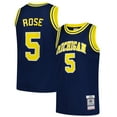 thumbnail image 1 of Men's Mitchell & Ness Jalen Rose Navy Michigan Wolverines 1991/92 Swingman Jersey, 1 of 3