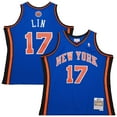 thumbnail image 1 of Men's-Mitchell & Ness Jeremy Lin Royal New York Knicks 2011-12 Swingman Jersey, 1 of 7