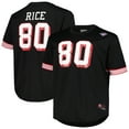 thumbnail image 1 of Men's Mitchell & Ness Jerry Rice Black San Francisco 49ers Big & Tall Mesh Player Name & Number Top, 1 of 3