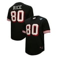 thumbnail image 1 of Men's Mitchell & Ness Jerry Rice Black San Francisco 49ers Retired Player Name & Number Mesh Top, 1 of 5