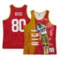 thumbnail image 1 of Men's Mitchell & Ness Jerry Rice Scarlet San Francisco 49ers 1994 Player Burst Tank Top, 1 of 3