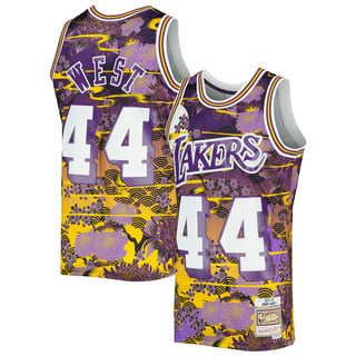 Los Angeles Lakers Jerry West Road Swingman Jersey By Mitchell