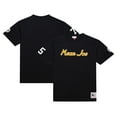 thumbnail image 1 of Men's Mitchell & Ness Joe Greene Black Pittsburgh Steelers Retired Player Nickname T-Shirt, 1 of 3