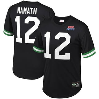 Framed Joe Namath New York Jets Autographed White Mitchell & Ness Replica  Jersey with HOF 85