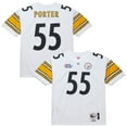 thumbnail image 1 of Men's Mitchell & Ness Joey Porter White Pittsburgh Steelers 2005 Authentic Throwback Retired Player Jersey, 1 of 7