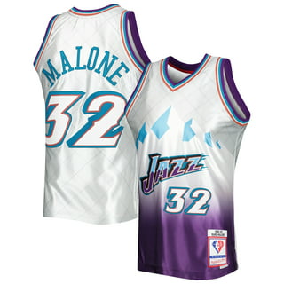 Lids Karl Malone Utah Jazz Autographed Fanatics Authentic Purple Mitchell &  Ness - Road Swingman Jersey