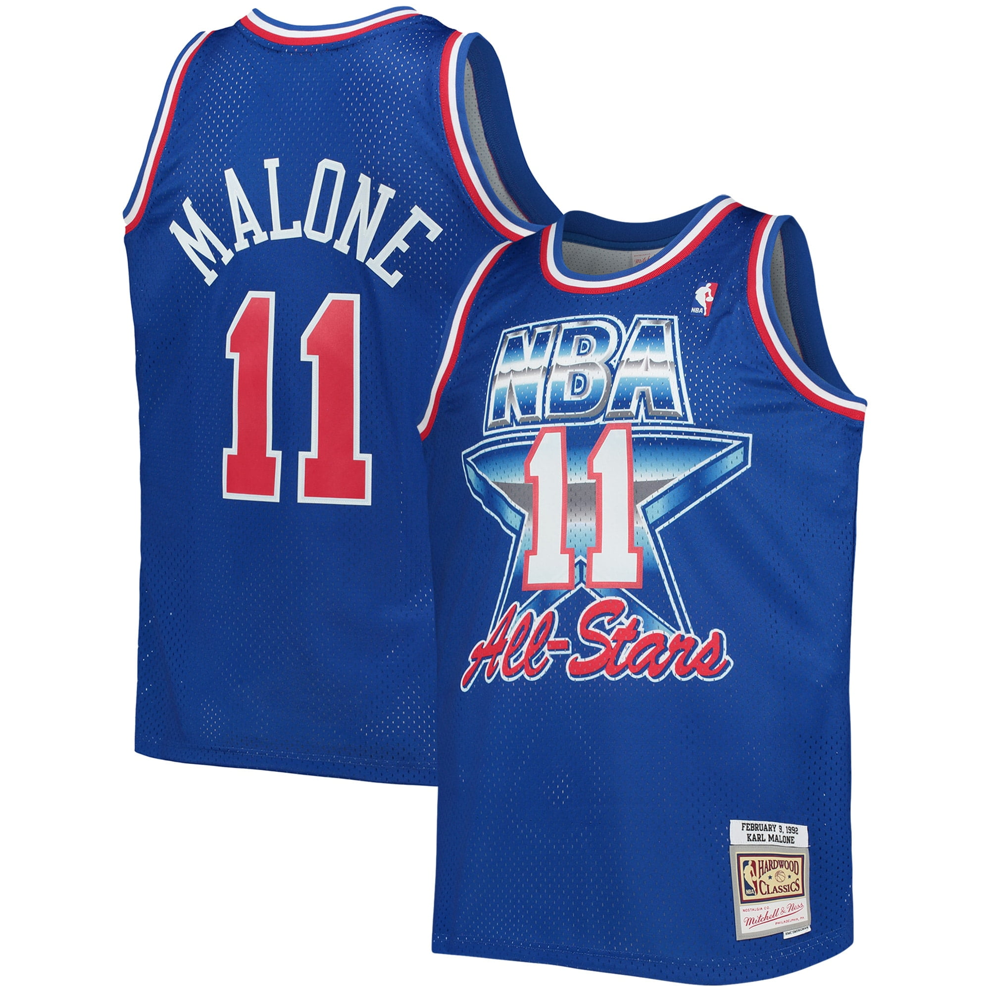 Men's Mitchell & Ness Karl Malone White USA Basketball 1996 Hardwood  Classics Authentic Jersey