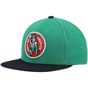 Mens Mitchell & Ness Kelly Green/Black Boston Celtics Hardwood Classics Team Two-Tone 2.0 Snapback Hat