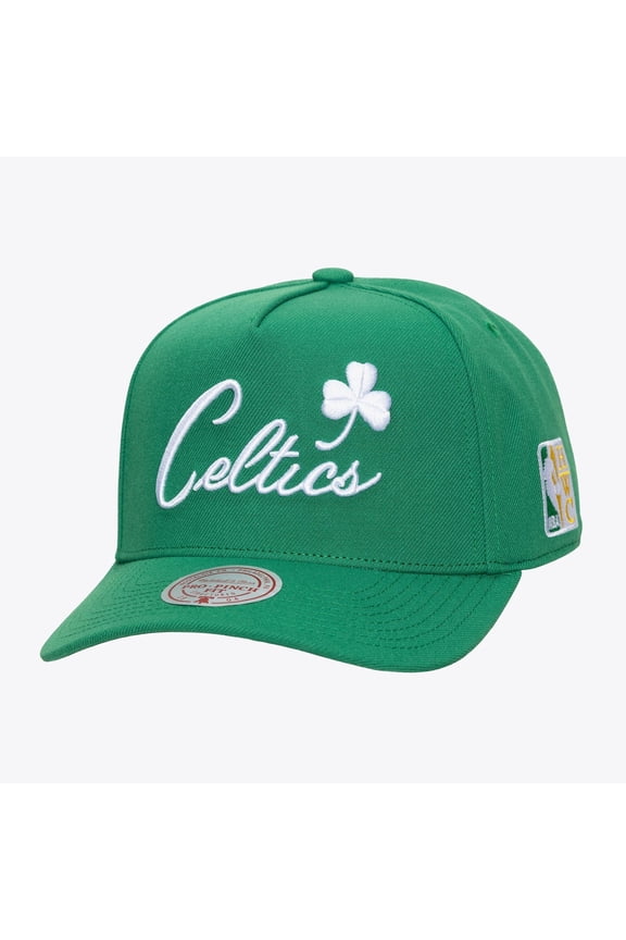 Men's Mitchell & Ness Kelly Green Boston Celtics Legendary Home Pro Pinch Snapback Hat