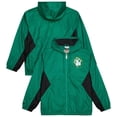 thumbnail image 1 of Men's Mitchell & Ness Kelly Green Boston Celtics Playmaker Full-Zip Hooded Windbreaker Jacket, 1 of 6