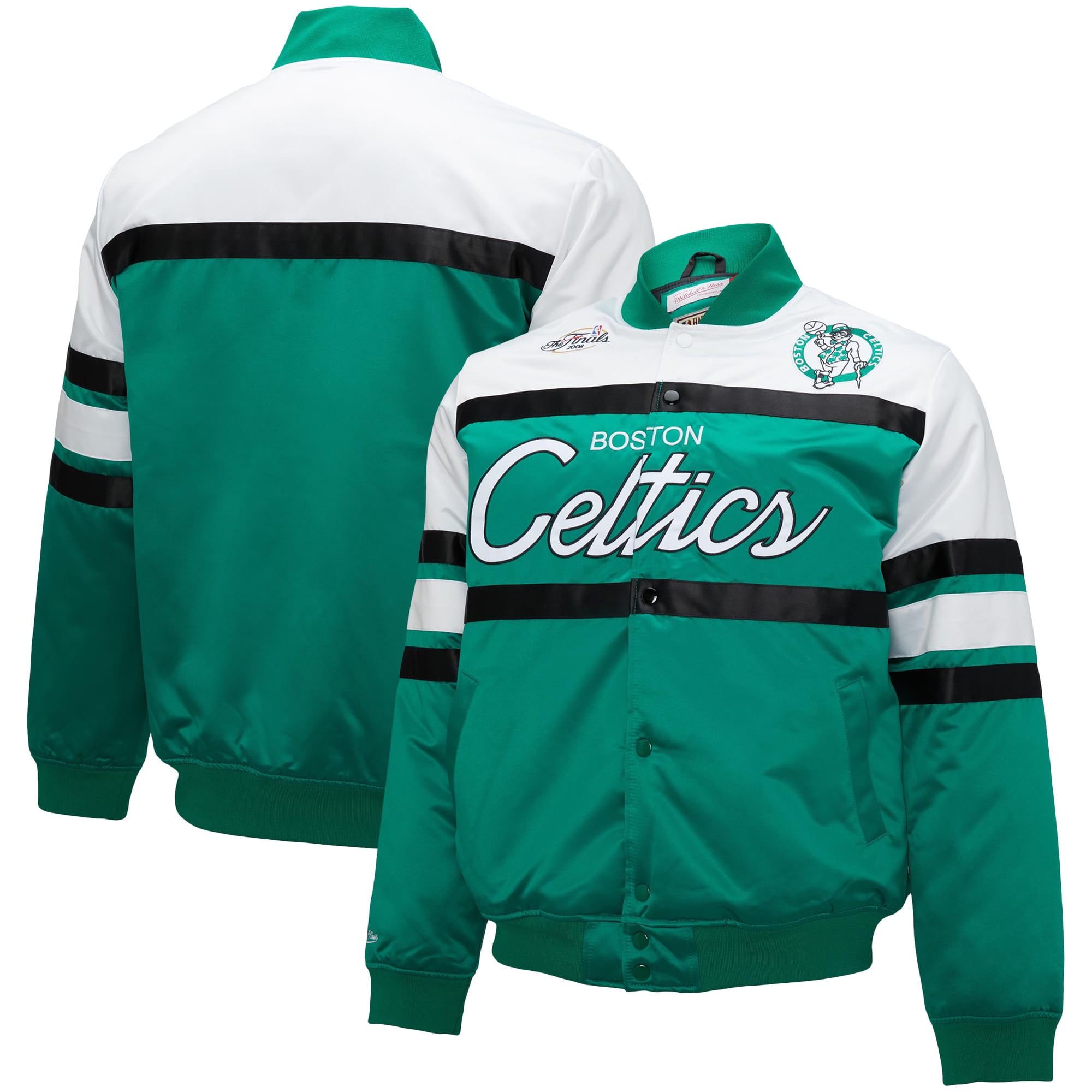Men's Mitchell & Ness Kelly Green/White Boston Celtics Big & Tall ...