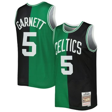 Men's Mitchell & Ness Larry Bird Black/Kelly Green Boston Celtics ...