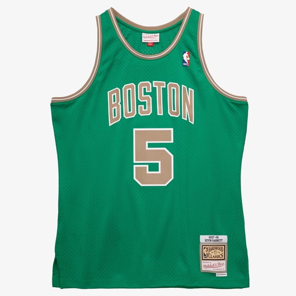 Men's Mitchell & Ness Kevin Garnett Kelly Green Boston Celtics 2007-08 Hardwood Classics Swingman Jersey