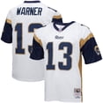 thumbnail image 1 of Men's Mitchell & Ness Kurt Warner White Los Angeles Rams Big & Tall 2001 Retired Player Replica Jersey, 1 of 3