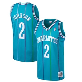 Youth Mitchell Ness Alonzo Mourning Teal Charlotte Hornets 1992 93 Hardwood Classics Swingman Jersey Walmart