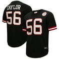 thumbnail image 1 of Men's Mitchell & Ness Lawrence Taylor Black New York Giants Big & Tall Mesh Player Name & Number Top, 1 of 5