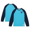 thumbnail image 1 of Men's Mitchell & Ness Light Blue Villanova Wildcats Legendary Slub Raglan Long Sleeve T-Shirt, 1 of 5