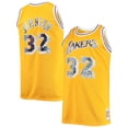 thumbnail image 1 of Men's Mitchell & Ness Magic Johnson Gold Los Angeles Lakers Big & Tall 1984/85 NBA 75th Anniversary Diamond Swingman, 1 of 3