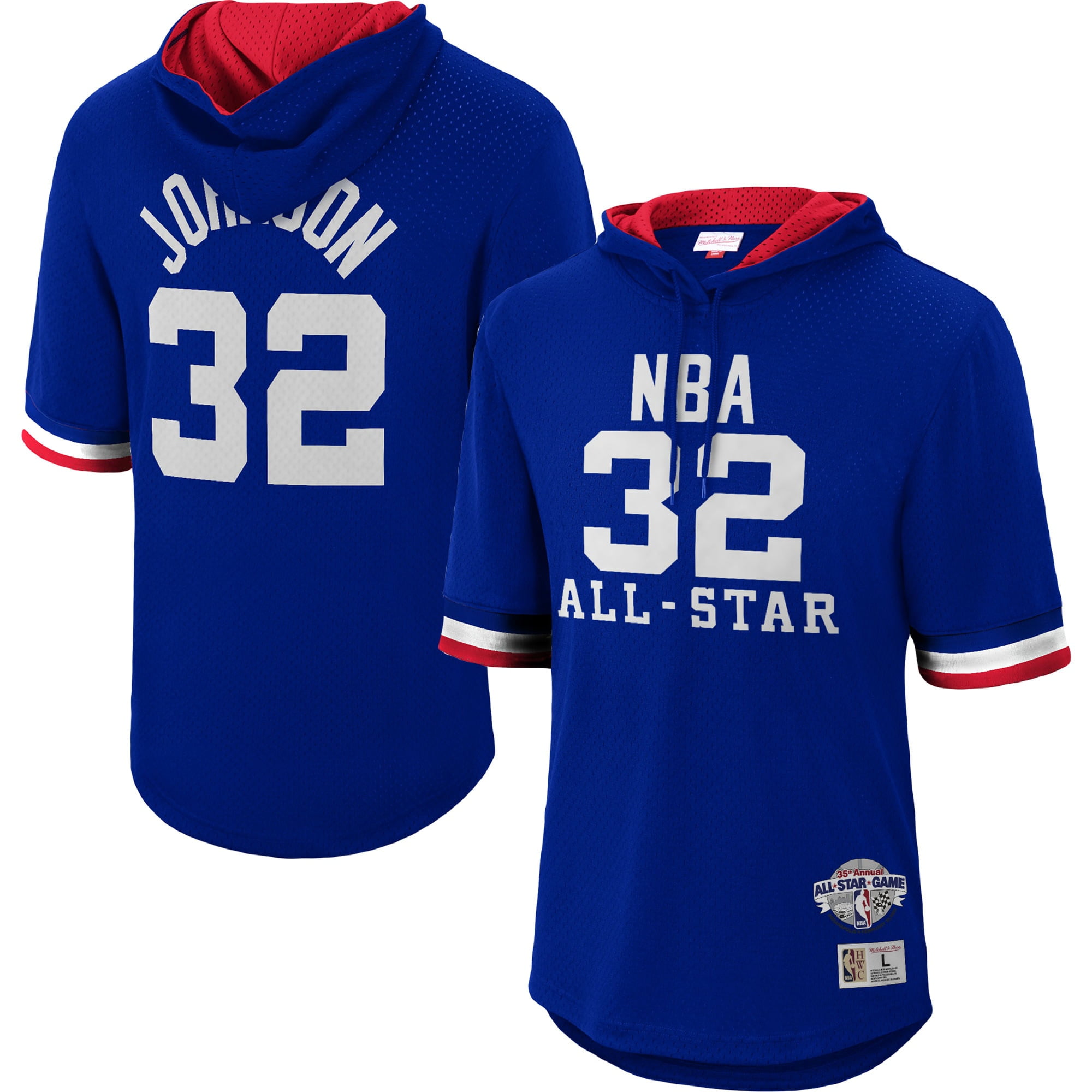 Mitchell and ness outlet short sleeve hoodie