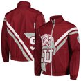 thumbnail image 1 of Men's Mitchell & Ness Maroon Texas Southern Tigers Exploded Logo Warm Up Full-Zip Jacket, 1 of 3