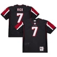 thumbnail image 1 of Men's Mitchell & Ness Michael Vick Black Atlanta Falcons 2004 Authentic Throwback Retired Player Jersey, 1 of 7