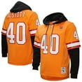 thumbnail image 1 of Men's Mitchell & Ness Mike Alstott Orange Tampa Bay Buccaneers Player Name & Number Hoodie Legacy Jersey, 1 of 7