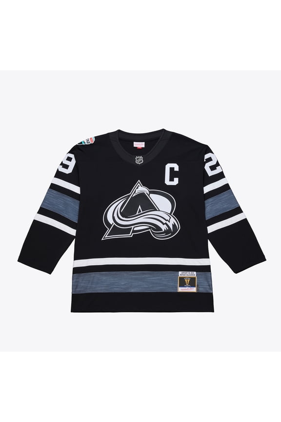 Men's Mitchell & Ness Nathan MacKinnon Black 2019 All-Star Game Power Play Jersey