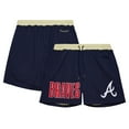 thumbnail image 1 of Men's Mitchell & Ness Navy Atlanta Braves OG 2.0 Fashion Shorts, 1 of 5