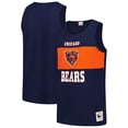 thumbnail image 1 of Men's Mitchell & Ness Navy Chicago Bears Retro Colorblock Tank Top, 1 of 5