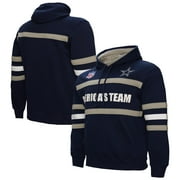 Mens Mitchell & Ness Navy Dallas Cowboys Americas Team Head Coach Pullover Hoodie