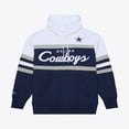 thumbnail image 1 of Men's Mitchell & Ness Navy Dallas Cowboys Head Coach Hoodie, 1 of 4