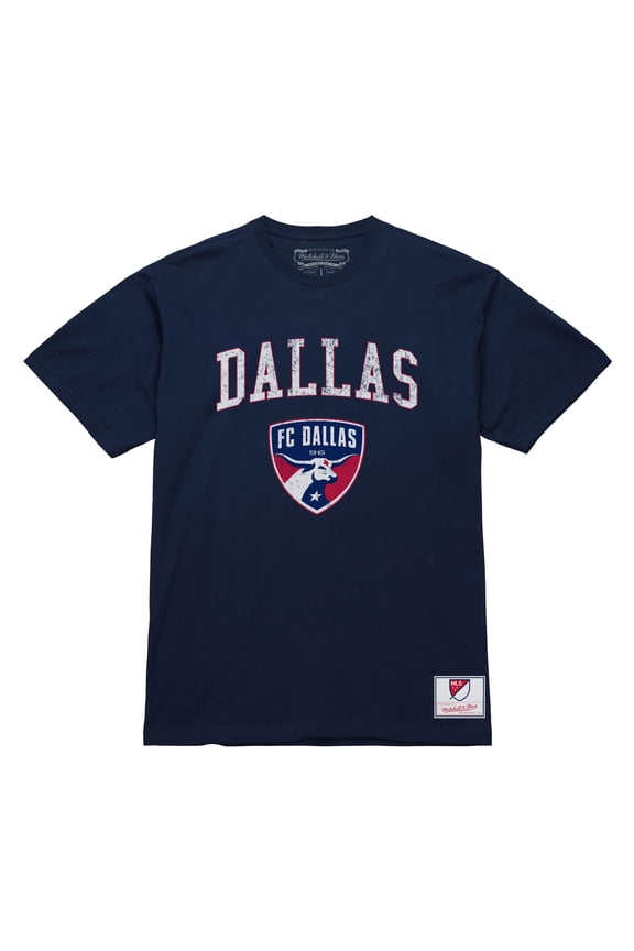 Men's Mitchell & Ness Navy FC Dallas City Pride T-Shirt