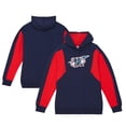 thumbnail image 1 of Men's Mitchell & Ness  Navy Houston Rockets Color Block 2.0 Fleece Pullover Hoodie, 1 of 4