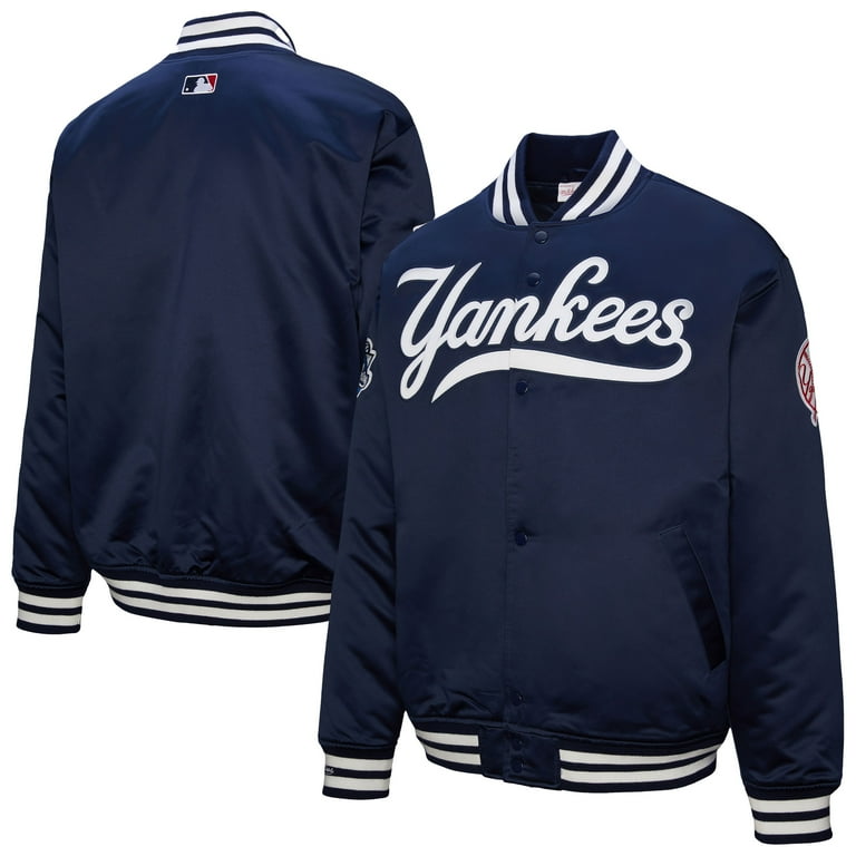 Men's Mitchell & Ness Navy New York Yankees 2000 World Series Full