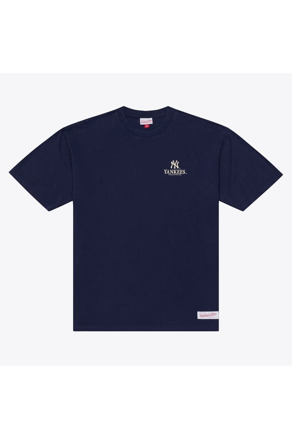 Men's Mitchell & Ness Navy New York Yankees Core Essentials T-Shirt