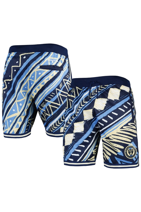 Men's Mitchell & Ness Navy Philadelphia Union Tribal Fashion Shorts