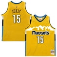 thumbnail image 1 of Men's-Mitchell & Ness Nikola Jokic Yellow Denver Nuggets 2017-18 Swingman Jersey, 1 of 3