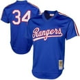 thumbnail image 1 of Men's Mitchell & Ness Nolan Ryan Royal Texas Rangers Authentic Batting Practice Jersey, 1 of 7