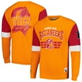 thumbnail image 1 of Men's Mitchell & Ness Orange Tampa Bay Buccaneers Gridiron Classics Allover 3.0 Pullover Sweatshirt, 1 of 3